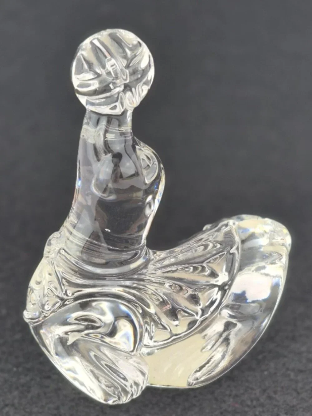 Vintage Princess House 24% Lead Crystal Rocking Seal Circus Seal Figurine